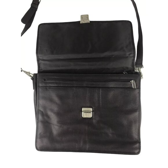 Wilsons The Leather Experts Unisex‎ Adults Brown Genuine Leather Crossbody Bag - Picture 8 of 10